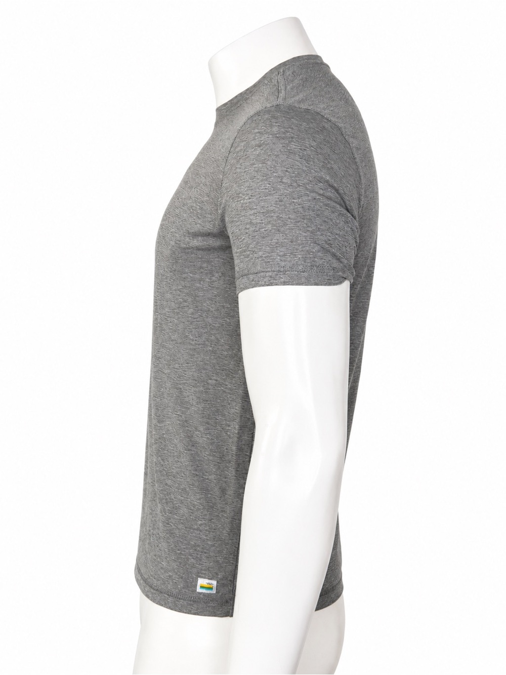 Vuori Men’s Medium Gray Heather Short Sleeve Crew Neck Athletic T-Shirt - Picture 2 of 4